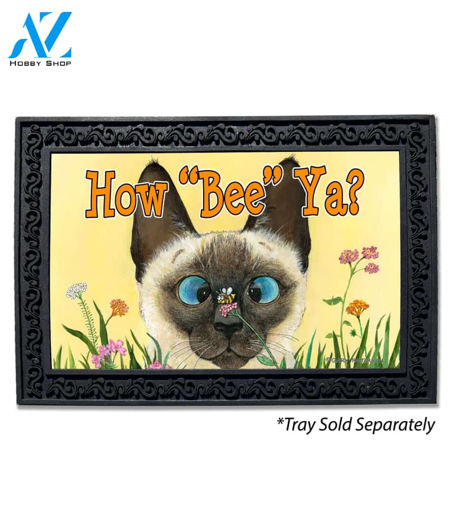 Bee-Wildered Doormat - 18" x 30"