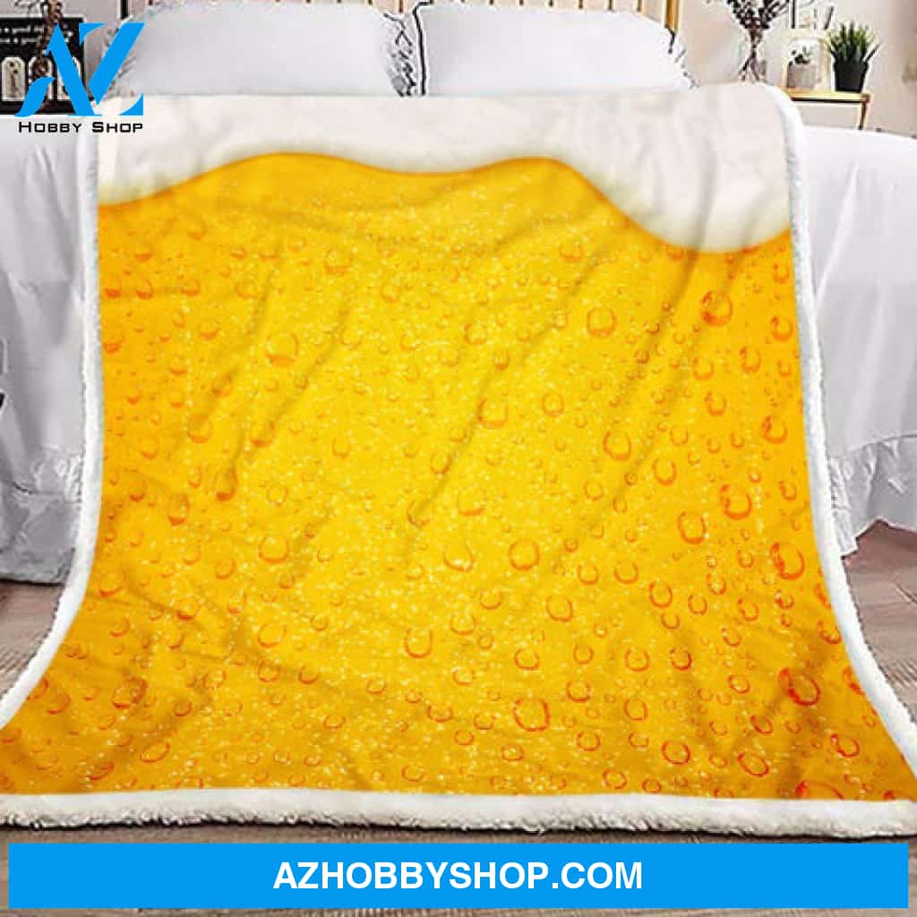 Beer Blanket, Gift for Beer Lover