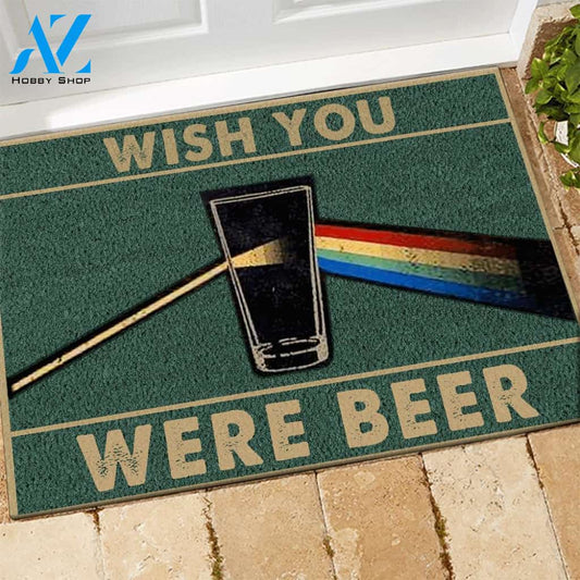 Personalized Name Family House Beer Doormat Wish You Were Beer Welcome Mat House Warming Gift Christmas Gift Decor