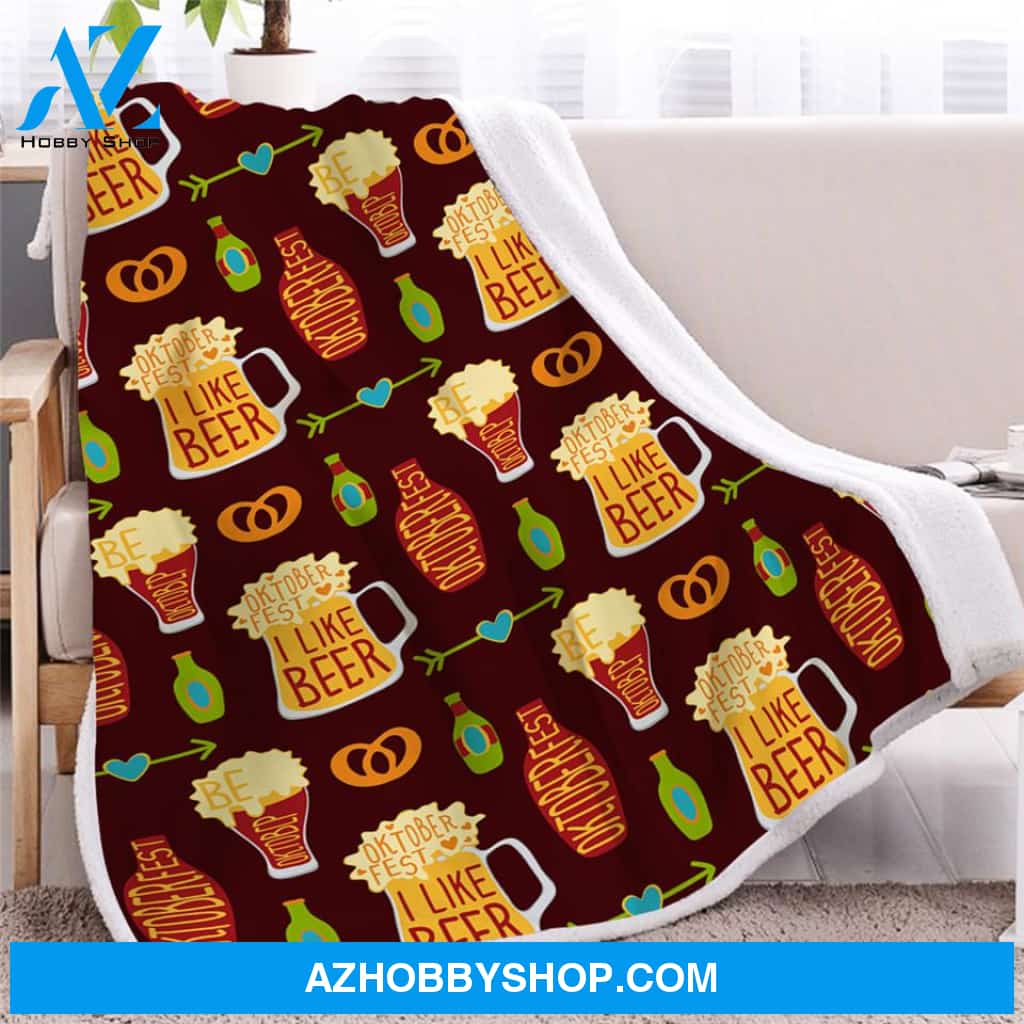 Beer Lover Fleece Blanket Gift For Beer Lovers Friend Family Birthday Gift Home Decor Bedding Couch Sofa Soft and Comfy Cozy