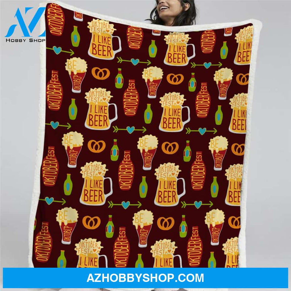 Beer Lover Fleece Blanket Gift For Beer Lovers Friend Family Birthday Gift Home Decor Bedding Couch Sofa Soft and Comfy Cozy
