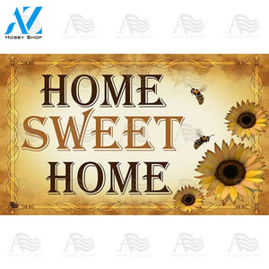 Bees And Sunflowers Doormat