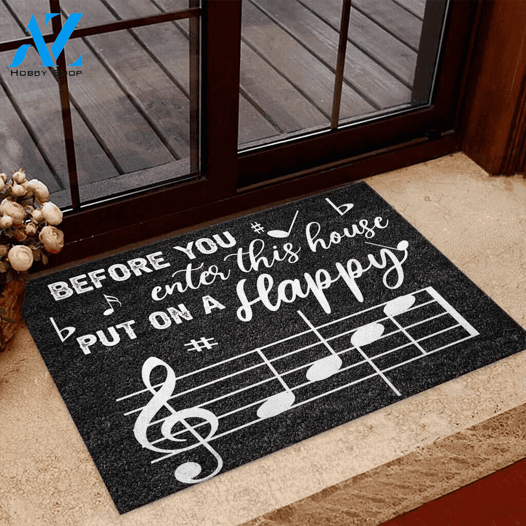 Before You Enter This House Piano Indoor And Outdoor Doormat Warm House Gift Welcome Mat Gift For Music Lovers