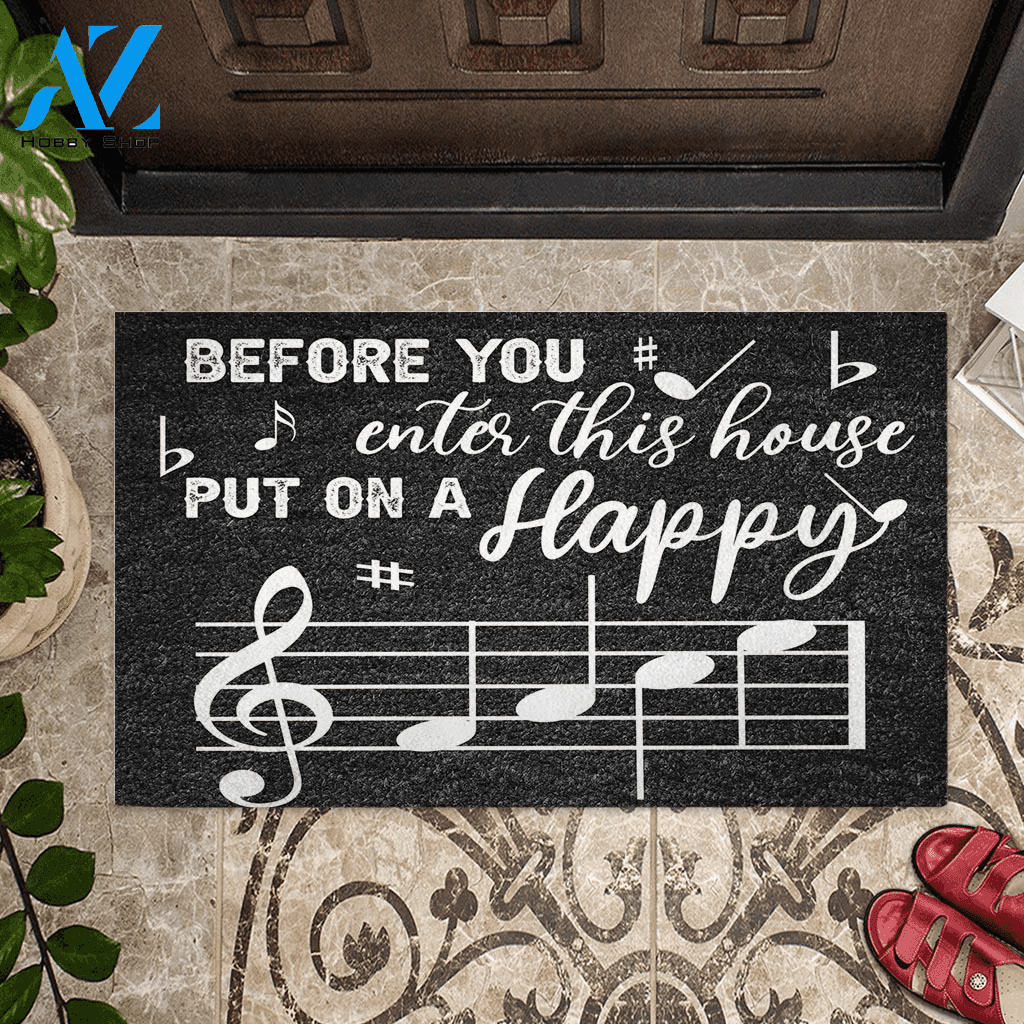 Before You Enter This House Piano Indoor And Outdoor Doormat Warm House Gift Welcome Mat Gift For Music Lovers