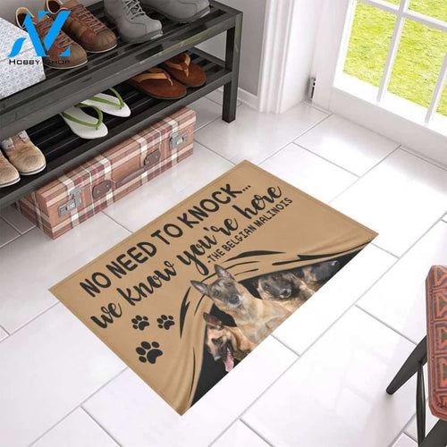 Belgian Malinois Home Decor Doormat - Welcome Mat - House Warming Gift