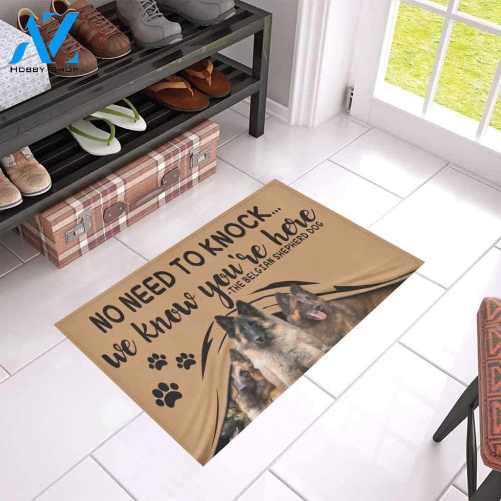 Belgian Shepherd Home Decor Doormat - Welcome Mat - House Warming Gift