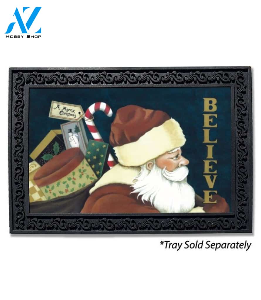 Believe in Santa Doormat - 18" x 30"