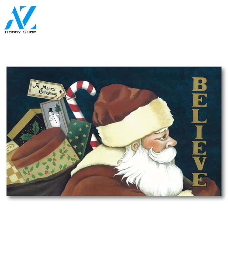 Believe in Santa Doormat - 18" x 30"