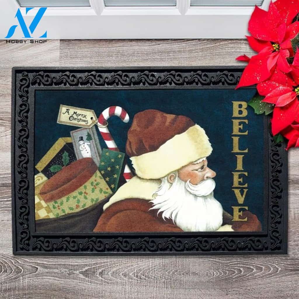 Believe in Santa Doormat - 18" x 30"