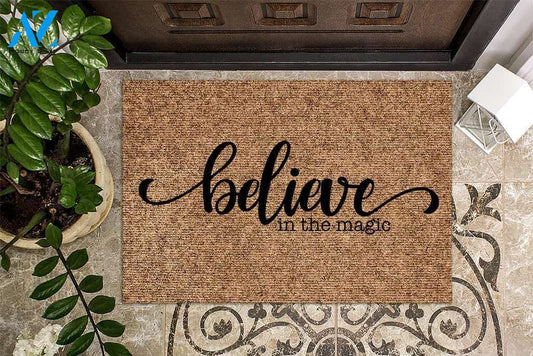 Believe in the Magic Christmas Doormat