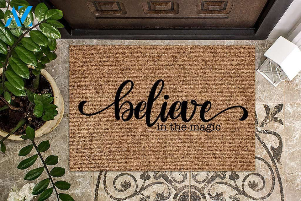 Believe in the Magic Christmas Doormat | Welcome Mat | House Warming Gift