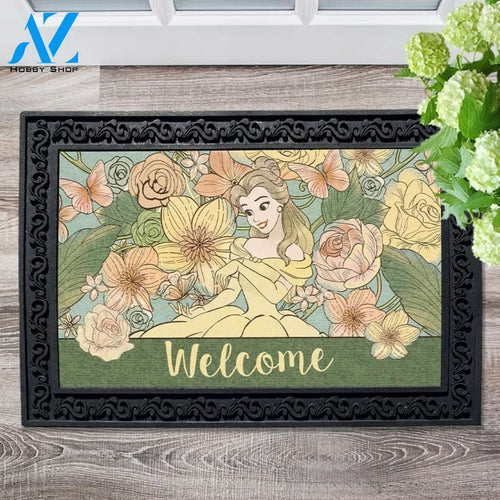Belle Floral Welcome Doormat - 18" x 30"