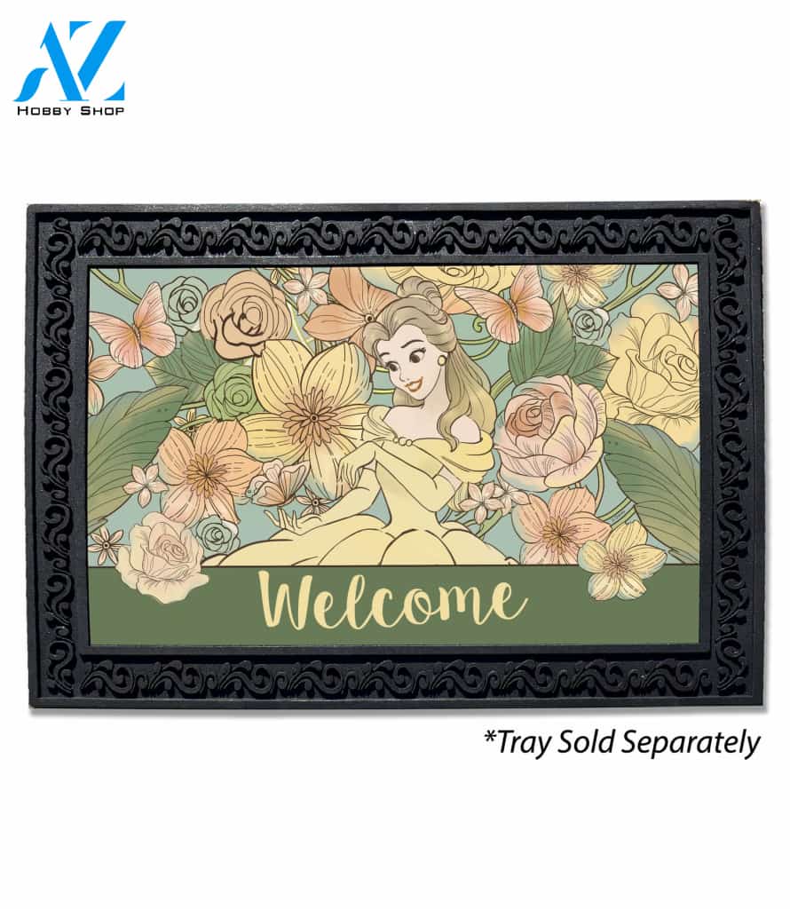 Belle Floral Welcome Doormat - 18" x 30"