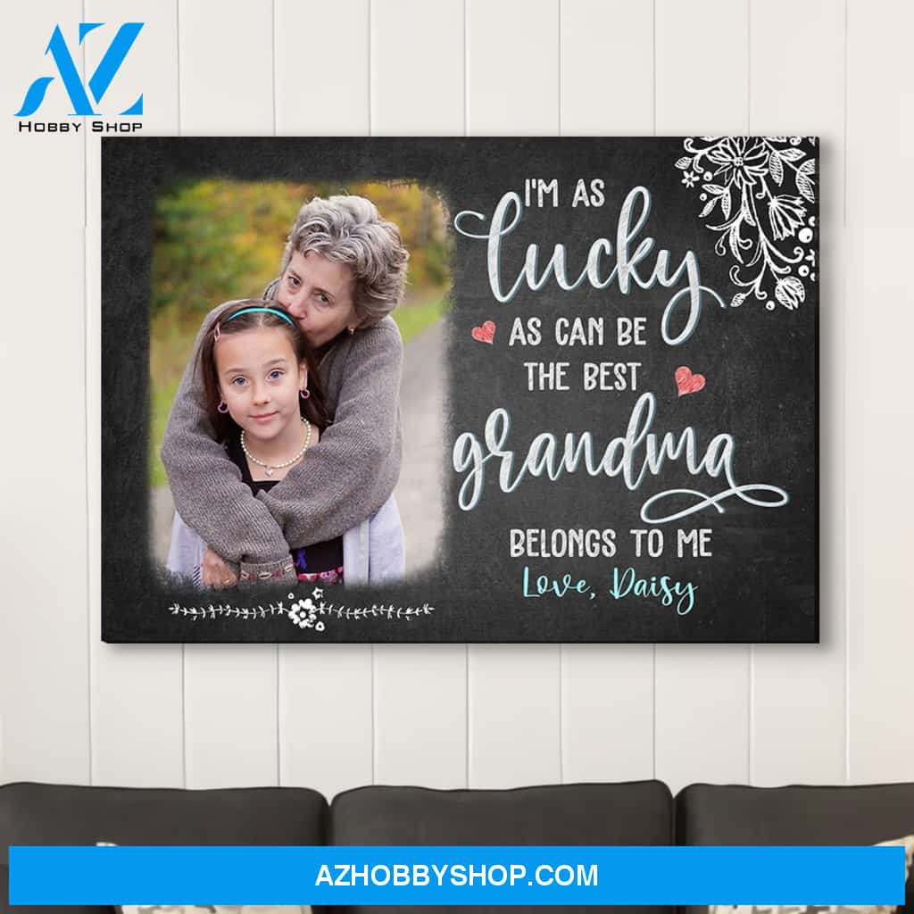 Personalized Photo Canvas, Belongs To Me Mother's Day Gifts Canvas Wall Art, Canvas Wall Art Gift Ideas For Mom