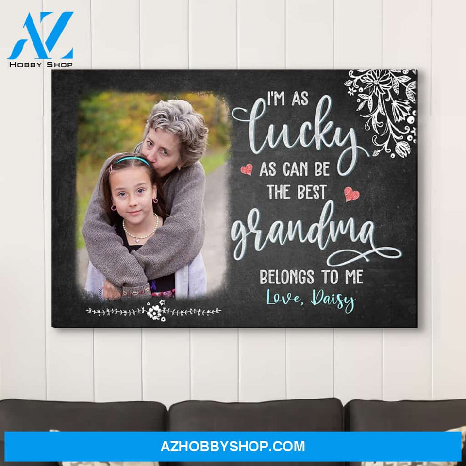 Personalized Photo Canvas, Belongs To Me Mother's Day Gifts Canvas Wall Art, Canvas Wall Art Gift Ideas For Mom