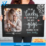 Personalized Photo Canvas, Belongs To Me Mother's Day Gifts Canvas Wall Art, Canvas Wall Art Gift Ideas For Mom