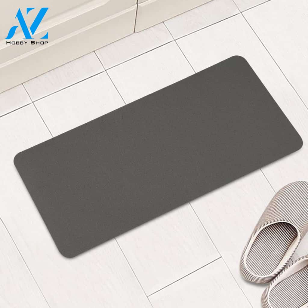 Beluga Grey Rectangular Doormat