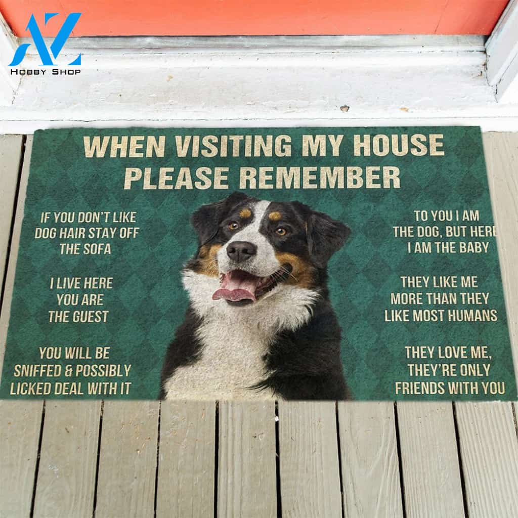 Bernese Mountain's Rules Doormat