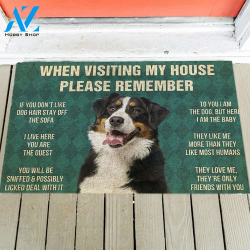 Bernese Mountain's Rules Doormat