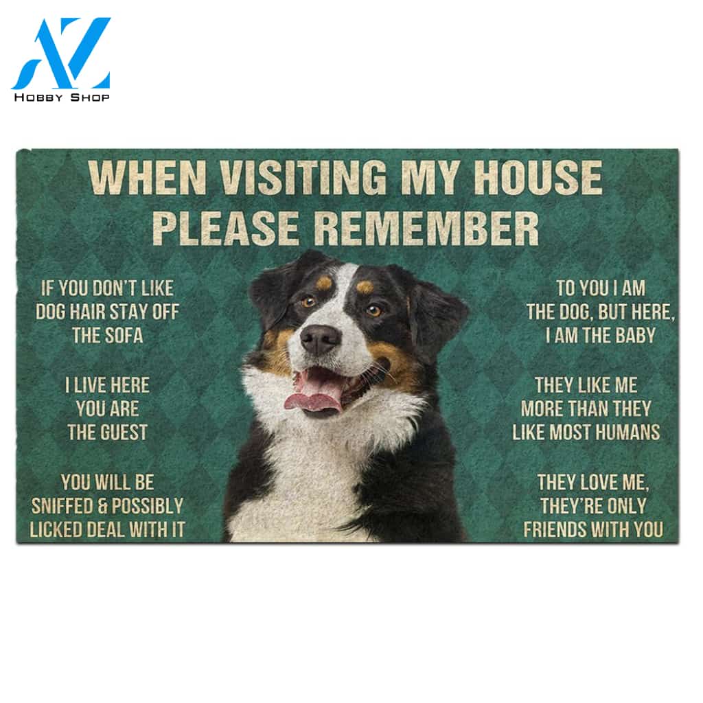 Bernese Mountain's Rules Doormat