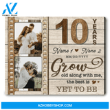 Best 10th Wedding Anniversary Gift Personalized 10th Anniversary Gift