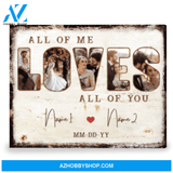 Best Anniversary Gift Idea For Couple Customized Photo Gift Canvas Print