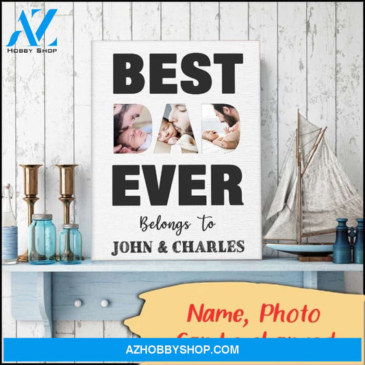 Best dad ever - Canvas
