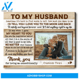 Best Gift For Husband To My Husband Gift Personalized Birthday Gift For Husband