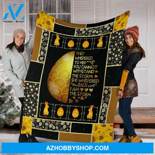 Best Gift I Am The Storm Fleece Blanket
