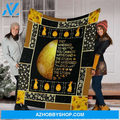 Best Gift I Am The Storm Fleece Blanket