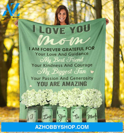 Best Gift I Love You Fleece Blanket