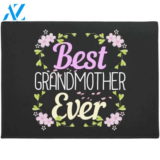 Best Grandmother Grandma Ever Indoor and Outdoor Doormat Warm House Gift Welcome Mat Gift for Friend Family