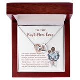 Best Mom Ever Interlocking Hearts Necklace
