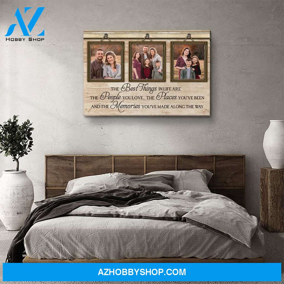 Best Things - Personalized Custom Photo Canvas