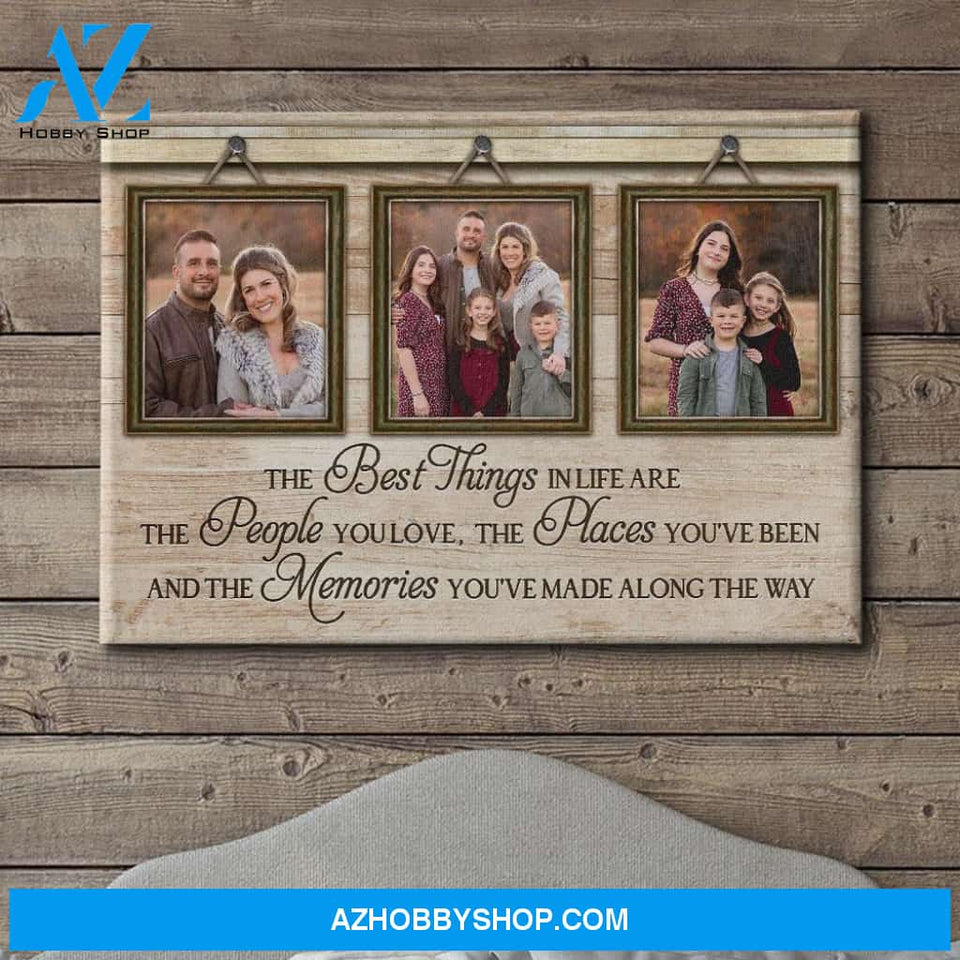 Best Things - Personalized Custom Photo Canvas