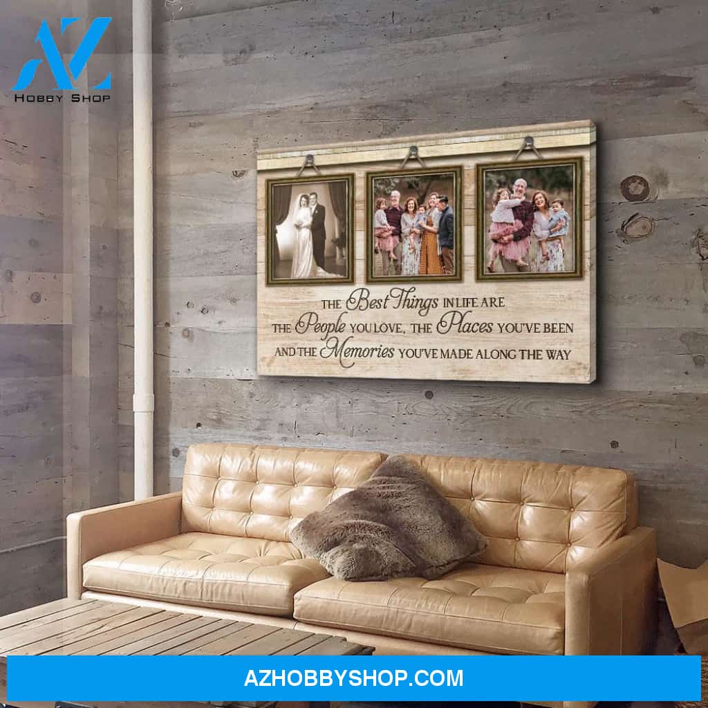 Best Things - Personalized Custom Photo Canvas