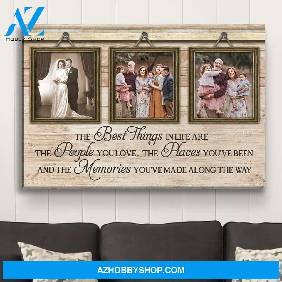 Best Things - Personalized Custom Photo Canvas