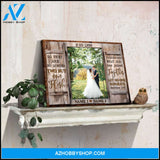 Best Wedding Anniversary Gifts With Bible Verse Personalized Canvas Print