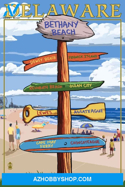 Bethany Beach Delaware - Destinations Sign