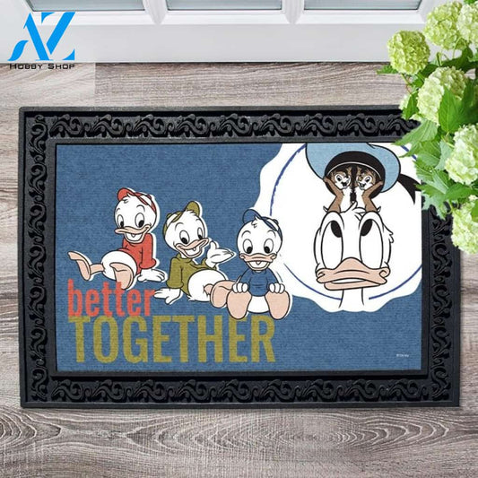 Better Together Donald Duck Doormat - 18" x 30"