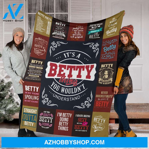 Betty Premium Fleece Blanket