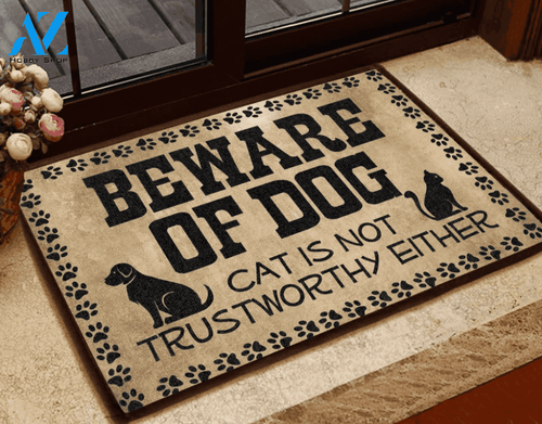 Beware of dog cat is not trustworthy either doormat – dnstyles