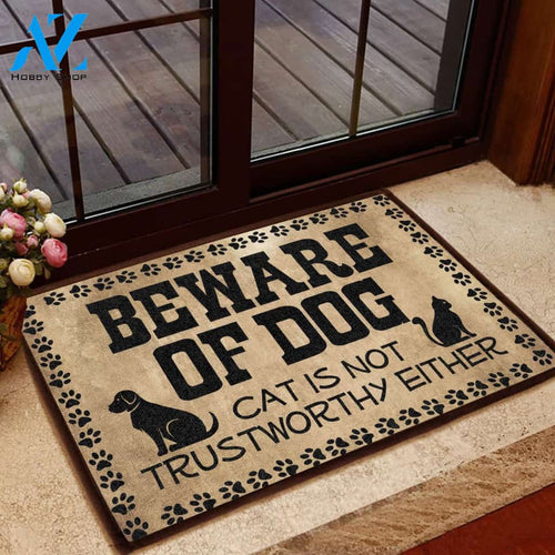 Beware Of Dog Doormat