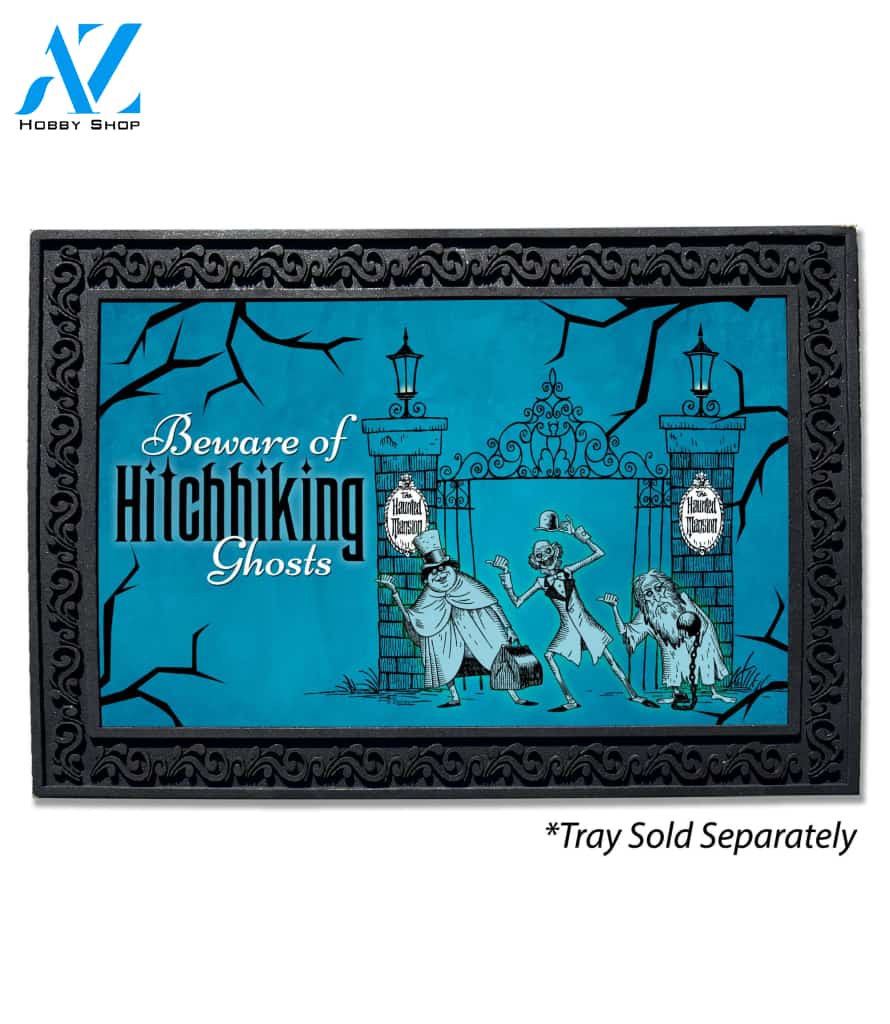 Beware of Hitchhiking Ghosts Doormat - 18" x 30"