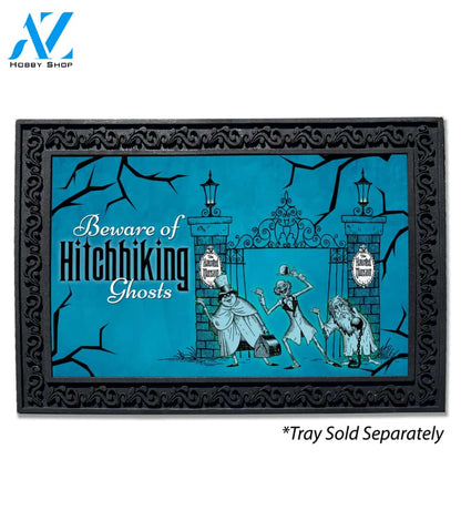 Beware of Hitchhiking Ghosts Doormat - 18" x 30"