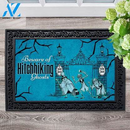 Beware of Hitchhiking Ghosts Doormat - 18" x 30"