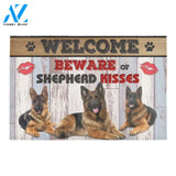 Beware Of Shepherd Kisses Doormat Indoor And Outdoor Mat Entrance Rug Sweet Home Decor Housewarming Gift Gift For Friend Family Stem Feminist