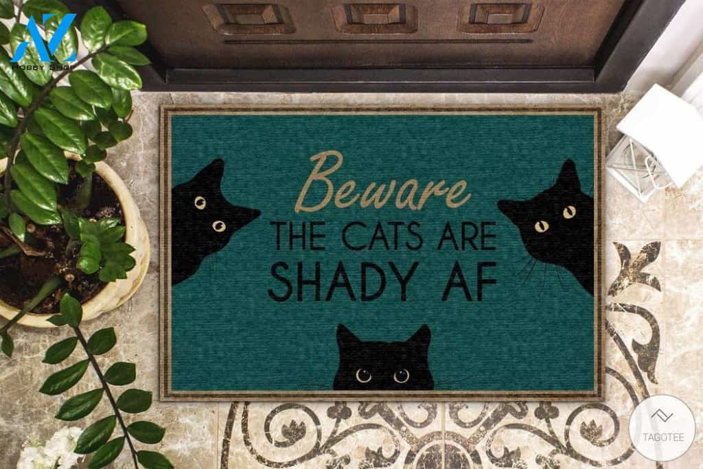 Beware The Cats Are Shady Doormat