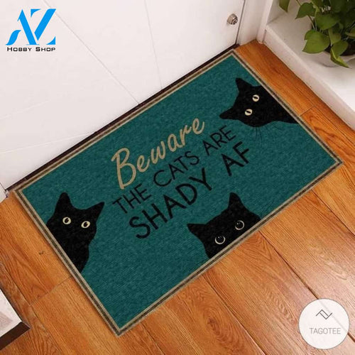 Beware The Cats Are Shady Doormat