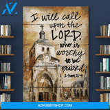 Portrait God Canvas - Bible Verse Wall Art - Jesus - He deserves all the praises 2 Canvas